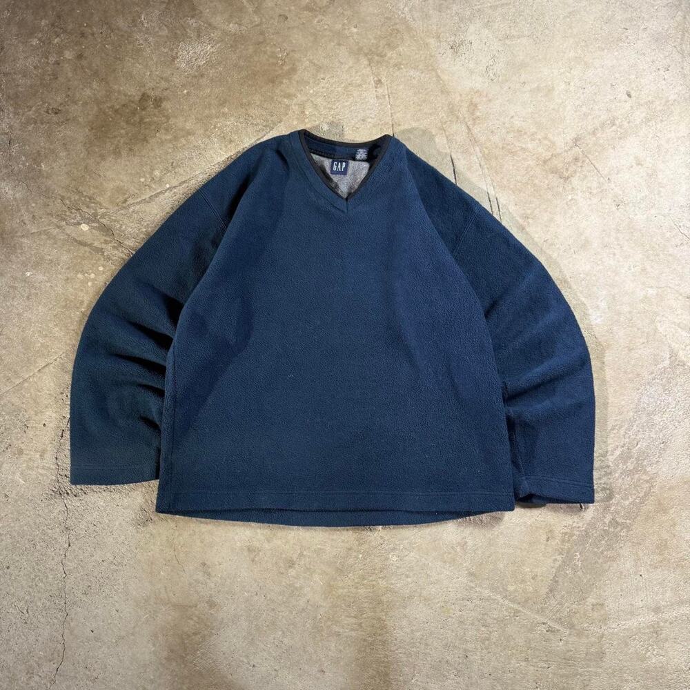 Vintage 90’s Navy Blue GAP Fleece Sweatshirt